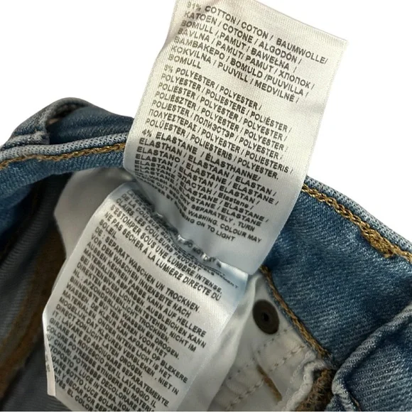 Lee Foreverfit Flares High Waist Jeans | Blue | Size Small - Picture 7 of 7